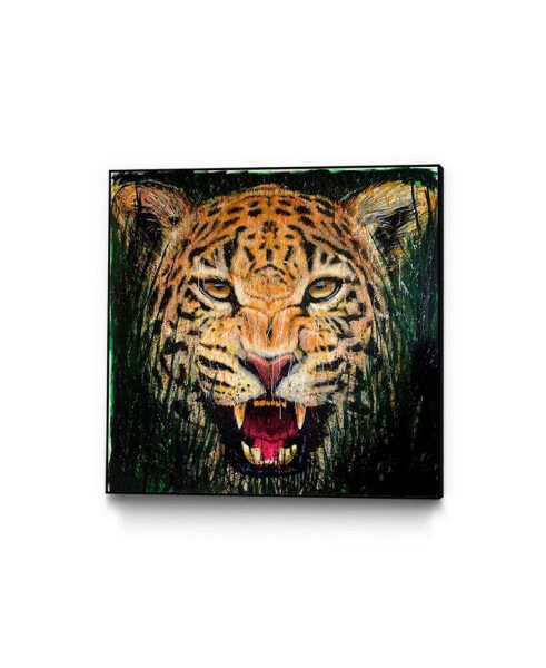 Dino Tomic Jaguar Art Block Framed Canvas 24" x 24"