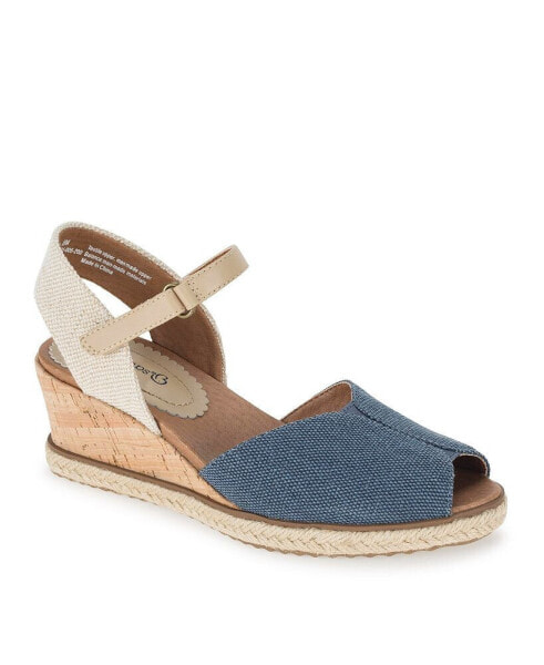 Women's Odetta Peep Toe Espadrille Wedge Sandals