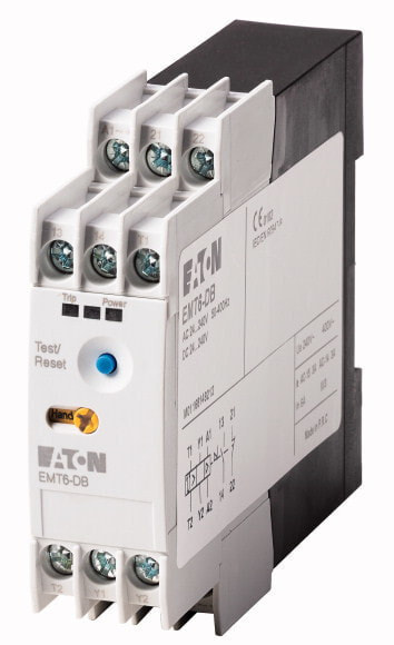 Eaton EMT6-DB - Black,White - -25 - 60 °C - IEC/EN 60947 - VDE 0660 - EN 55011 - 150 g