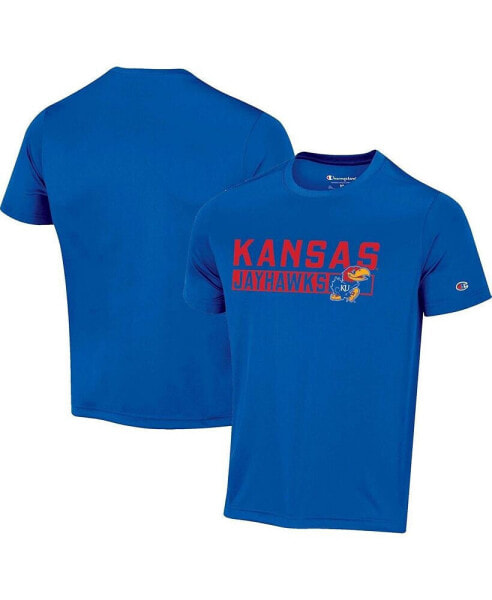 Men's Royal Kansas Jayhawks Impact Knockout T-shirt
