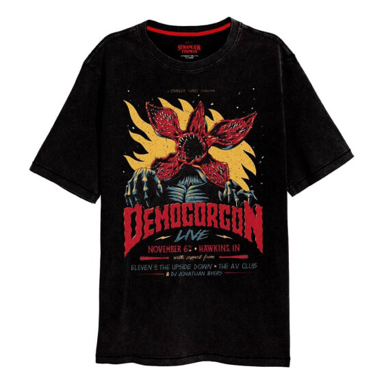 HEROES Official Stranger Things Vintage Demogorgon short sleeve T-shirt