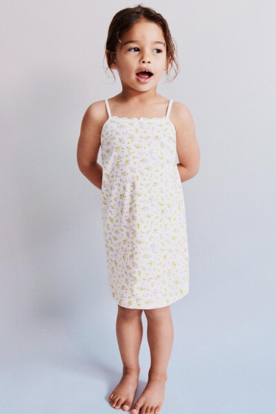3-6 years/ strappy floral nightdress