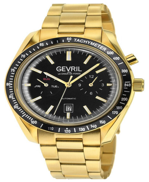 Часы Gevril Lenox Gold-Tone Stainless Steel Watch
