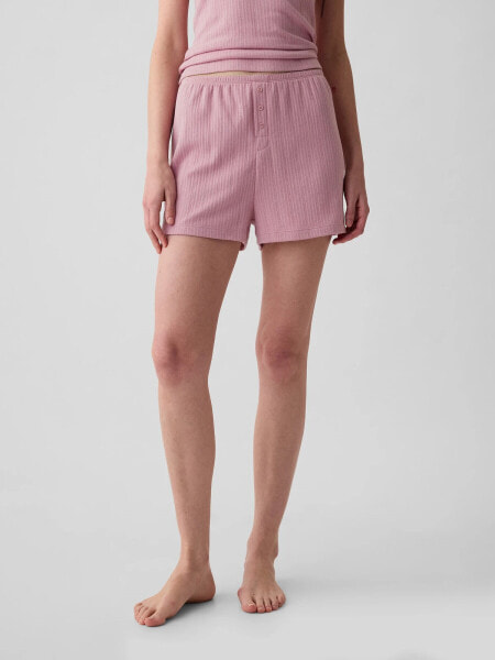 Pointelle PJ Shorts