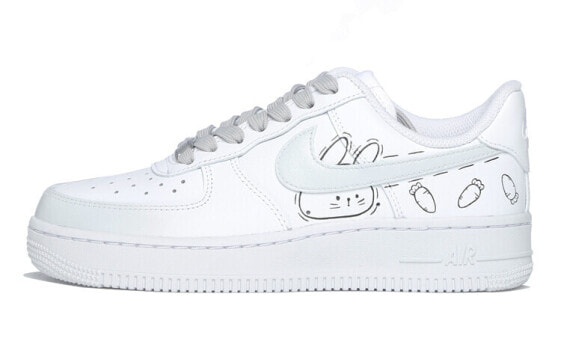 Кроссовки Nike Air Force 1 Low Bunny Carrot Handpainted
