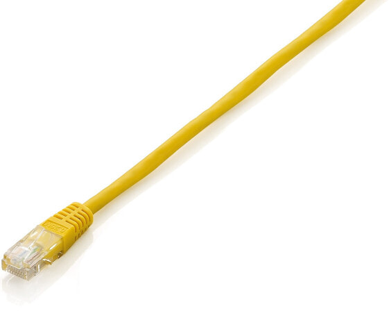 Equip Cat.6 U/UTP Patch Cable - 0.25m - Yellow - 0.25 m - Cat6 - U/UTP (UTP) - RJ-45 - RJ-45