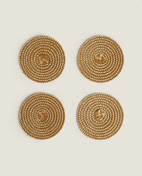 Round paper coaster (pack of 4)