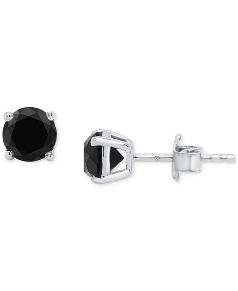 Серьги Macy's Black Diamond Stud 2 ct