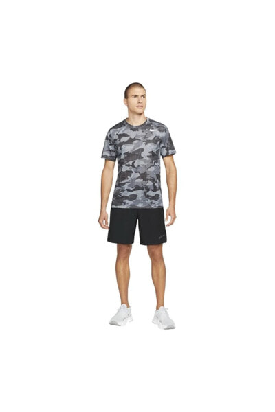 M Nk Df Tee Lgd Camo Aop Erkek Gri T-shirt - Dd6886-084