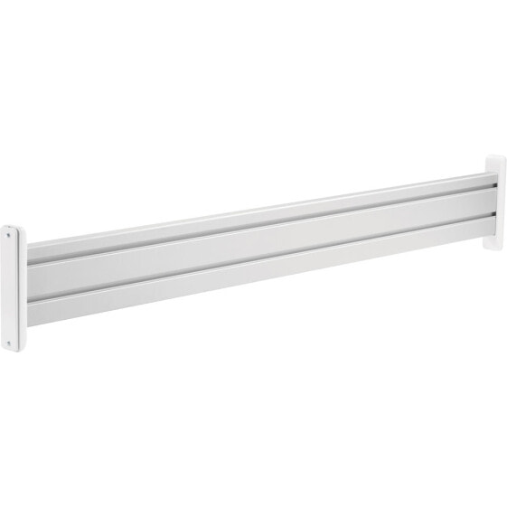 InLine Slatwall Panel Aluminium - for table mounting - 1m