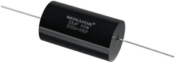 MONACOR MKPA-330 - Black - Film - Cylindrical - 33000 nF - 250 V - 61 mm