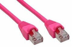 InLine Patch Cable SF/UTP Cat.5e Pink 20m