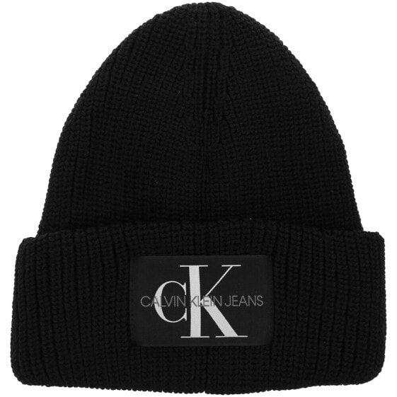 Мужская шапка черная вязаная Calvin Klein K60K607383