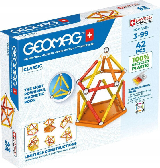 Конструктор Geomag Geomag Eco Color 42 el. GEO-271