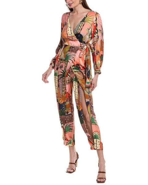 Farm Rio Mystic City Wrap Jumpsuit Women's