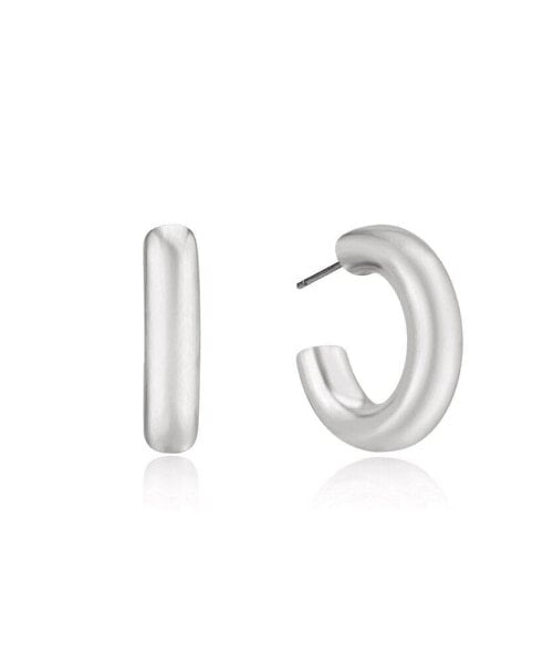 Small Thick Classic Hoop Earrings