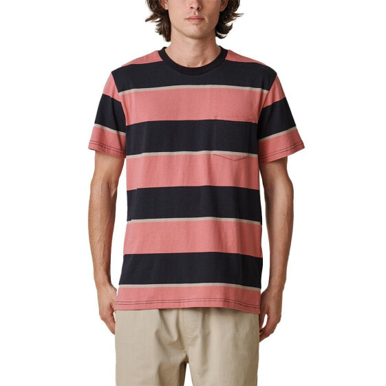 GLOBE Bootleg Dreams Stripe Short Sleeve Round Neck T-Shirt