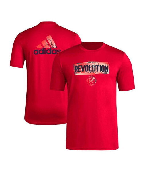 Men's Red New England Revolution Local Pop AEROREADY T-shirt