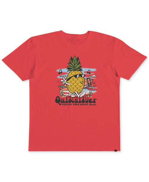 Toddler & Little Boys Cotton Pineapple Vibes Logo Graphic T-Shirt