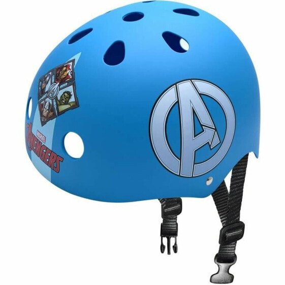 Шлем защитный STAMP AVENGERS Синий + 5 лет