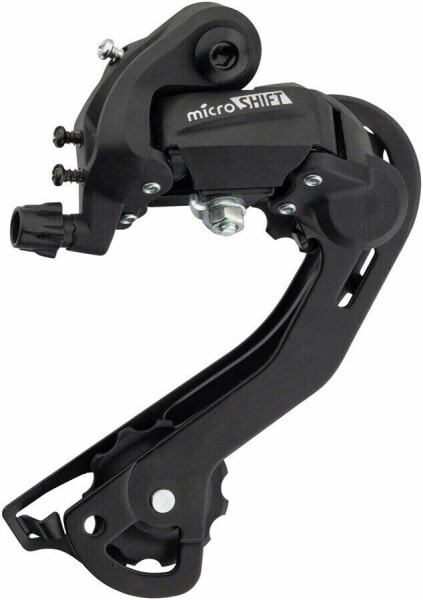 microSHIFT M21 Rear Derailleur - 6,7 Speed, Long Cage, Black