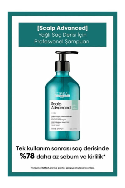 Saç Derisini Sakinleştirici ve Kepek Önleyici Şampuan 500ml GKÜrün211