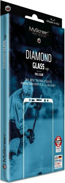 MyScreen Protector MyScreen Protector - Szkło hartowane z klejem na całej powierzchni DIAMOND GLASS edge FULL GLUE (czarna ramka) do Realme 12 Lite