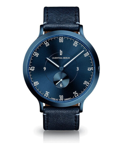 Часы Lilienthal Berlin l1 All Blue Leather Watch 42mm