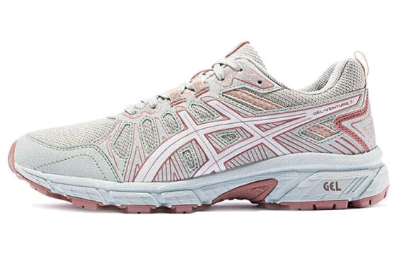 Кроссовки Asics Gel-Venture 7 Mx для бега, женские, бело-розовые