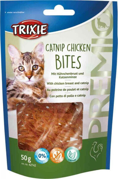 Лакомство для котов TRIXIE Catnip Chicken Bites 50 г