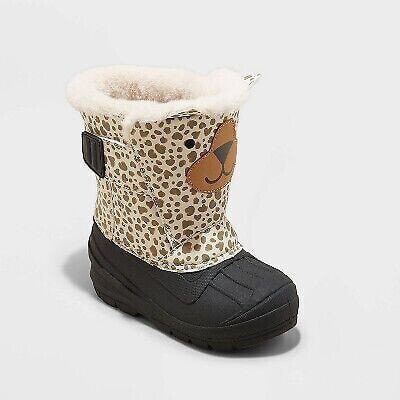 Toddler Girls' Frankie Winter Boots - Cat & Jack Tan 9T