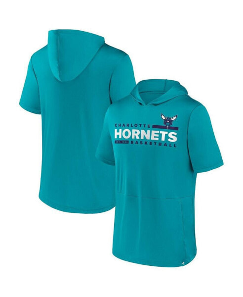 Men's Teal Charlotte Hornets Possession Hoodie T-shirt