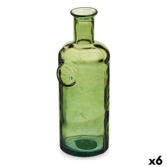 бутылка Stamp Декор 11,7 x 33,5 x 11,7 cm Зеленый (6 штук)