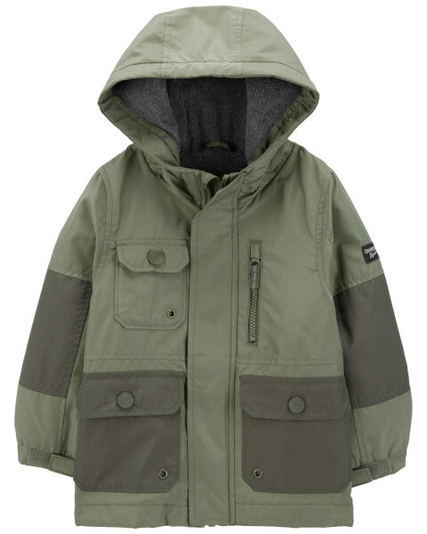 Toddler Fleece-Lined Midweight Utility Jacket 5T