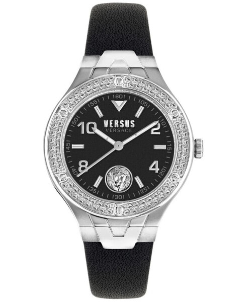 Часы Versace Three-Hand Vittoria Black 38mm