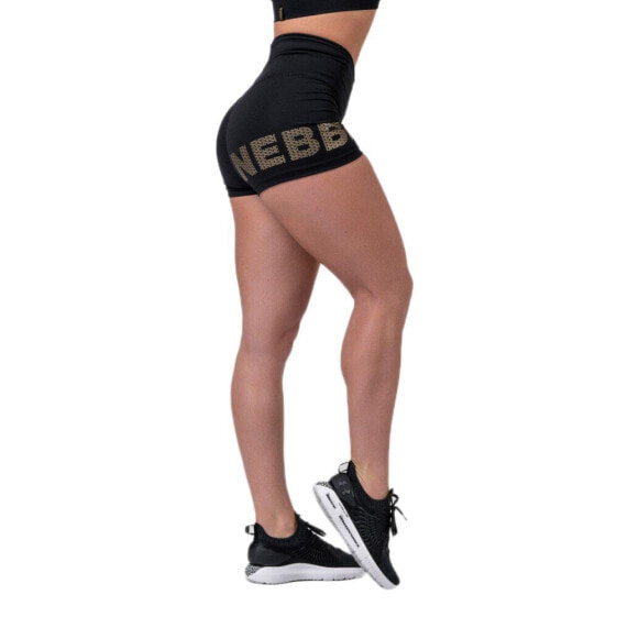 NEBBIA Intense Gold Print Short Tight