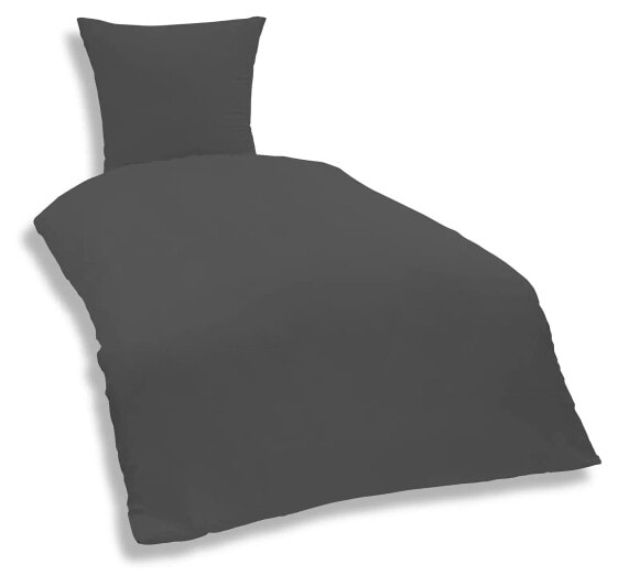 Комплект постельного белья One-Home Uni антрацит 135 х 200 см