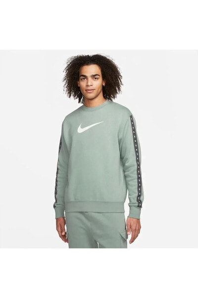 Толстовка Nike Мужская Зеленая Erkek Yeşil Sweatshirt