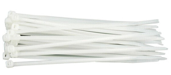 Пластиковая лента Vorel белая 96 * 2.5 / 100шт.