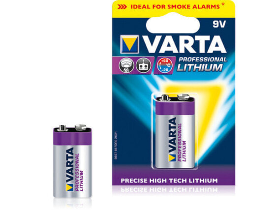 Bатарейка VARTA Professional Lithium 9V