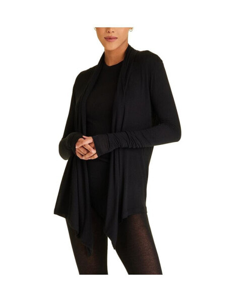 Adult Women Washable Cashmere Blend Cardigan