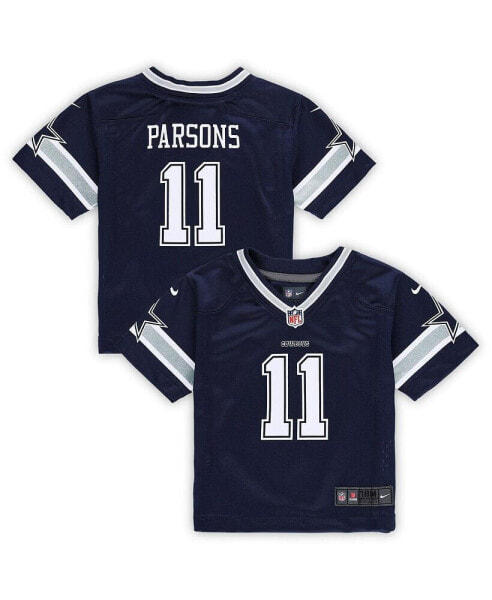 Boys and Girls Infant Micah Parsons Navy Dallas Cowboys Game Jersey