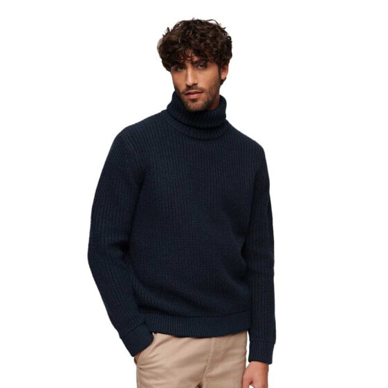 SUPERDRY Merchant Textured Roll Neck Sweater