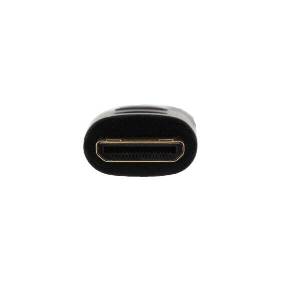 InLine High Speed HDMI Cable with Ethernet - AM/CM - super slim - black/gold - 0.3m