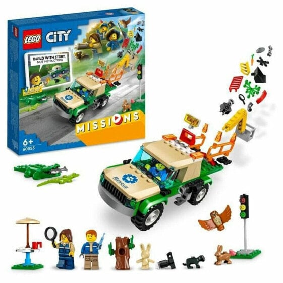 Набор Игровой Lego City 60353 Миссии По Спасению Диких Животных (246 Предметов)