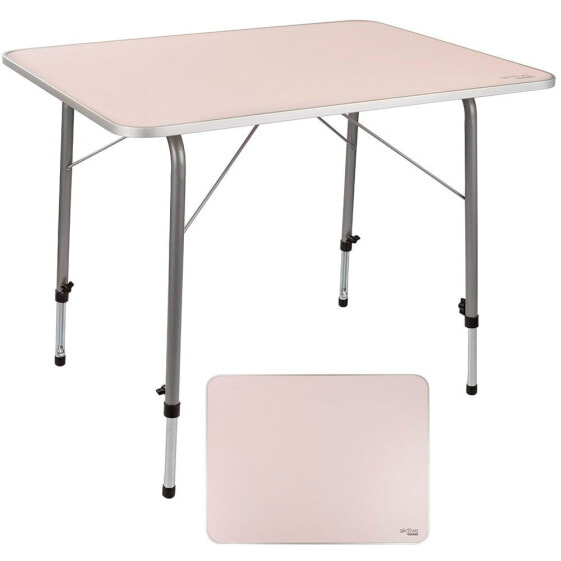 Стол складной для кемпинга AKTIVE с регулируемой высотой 80x60x50-69 см