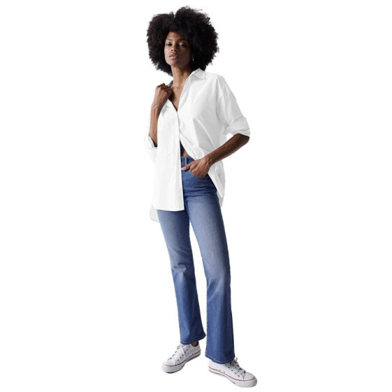 SALSA JEANS Oversize Poplin Long Sleeve Shirt