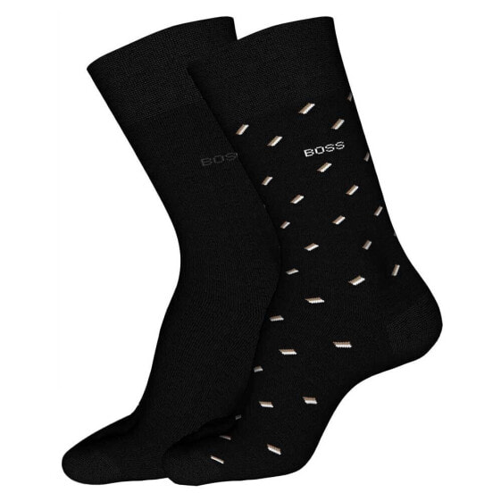 BOSS Minipattern Mc short socks 2 pairs