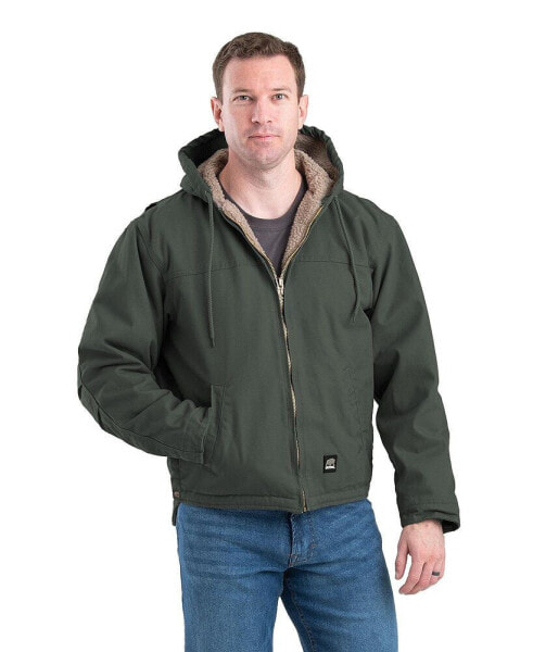 Men's Heartland Washed Duck Hooded Work Coat