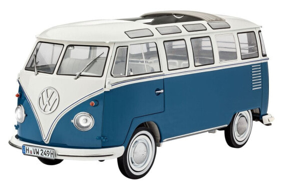Revell Volkswagen T1 Samba - Bus model - Assembly kit - 1:16 - Volkswagen T1 Samba - 223 pc(s) - Blue - White